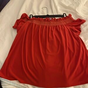 CeCe Off The Shoulder Short Sleeve Blouse XXS
